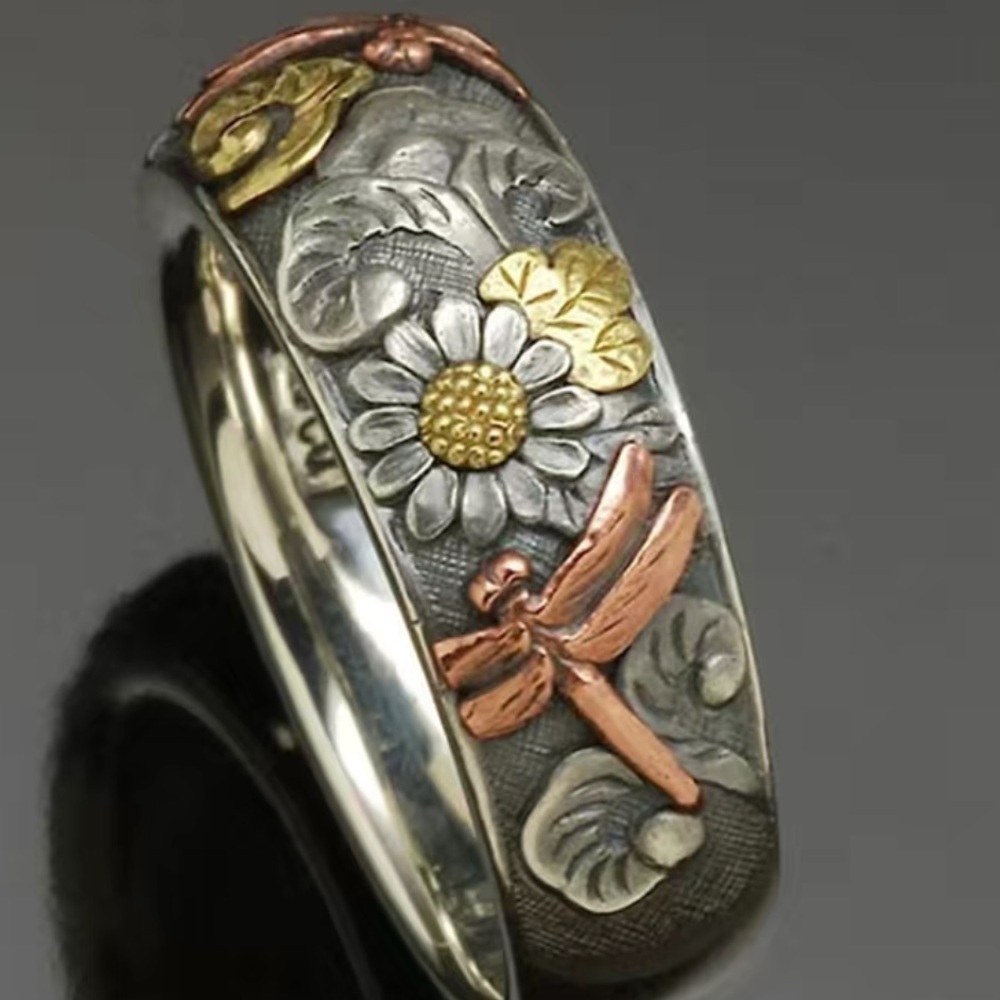 3/$25, 4/$30 Dragonfly Ring Unisex Size 10 - Picture 4 of 11